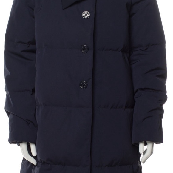 Kate Spade Women's Navy Puffer Coat With A Bow Detail - Picture 4 of 7